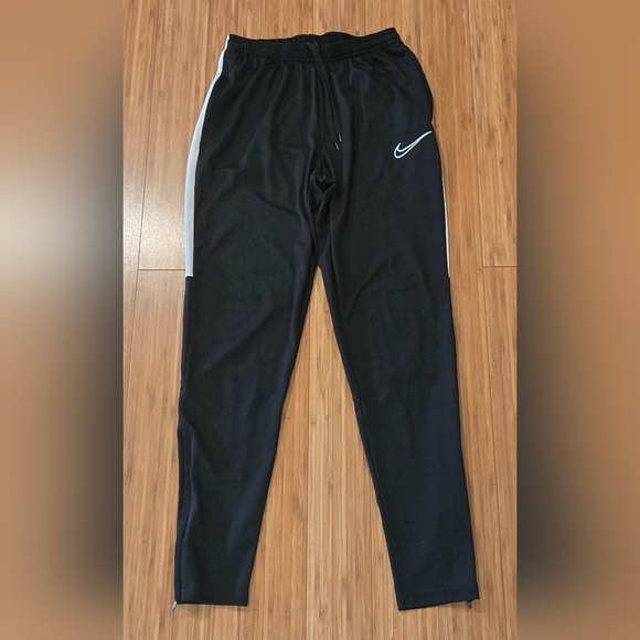 NWOT Nike Black Joggers with White Accents - Picture 1 of 9